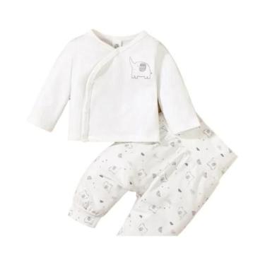 Imagem de Conjunto De Roupas Para Bebê Menino Ou Menina Recém-Nascido Primavera 