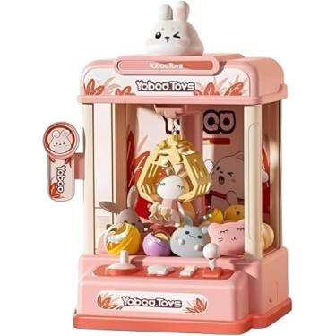 Imagem de Máquina de Diversão Pega Ursinhos Maquininha De Pegar Bichinho Infantil Garra Com Brindes e fichas