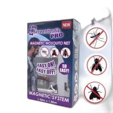 Imagem de Kit 4 Super Tela Micro Trama Mosquiteira Removivel Janela