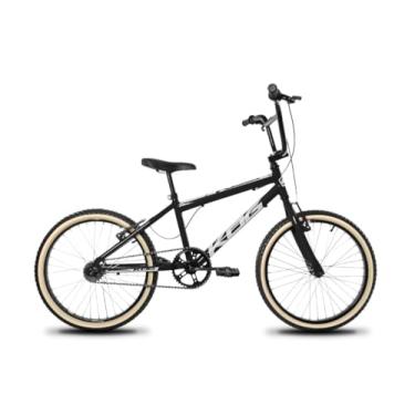 Imagem de Bicicleta infantil Aro 20 Masculina Freio V-Brake Modelo BMX Garfo Rigido,Preto Branco