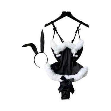 Imagem de Kimono Preto Feminino Com Decote Em V, Estampa Floral, Laço Na Cintura