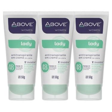 Imagem de Kit 3 und Desodorante Above Bisnaga Lady 50g