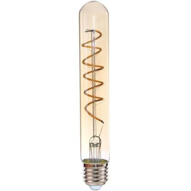 Imagem de Lâmpada Vintage Led Tubo T185 Spiral Bivolt de 4 Watts E 2400k 05322 Ourolux Lâmpada Vintage Led