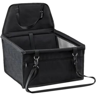Imagem de Assento Cadeirinha Carro Cachorro Cães Gatos Preto