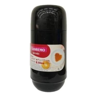 Imagem de Garrafa Térmica de mesa- 250ml- Sanremo- de rosca, com tampa, Preto
