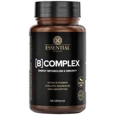Imagem de B Complex com 120 cápsulas Complexo B Essential Nutrition-Unissex