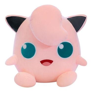 Imagem de Brinquedo de boneca de pelúcia Jigglypuff 30 cm rosa para crianças - T