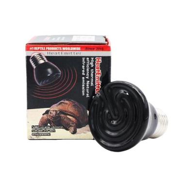 Imagem de Lâmpada de aquecimento infravermelho de cerâmica E27 para répteis e ta