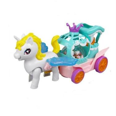 Imagem de Brinquedos infantis Electric Pony Trailer Lights Music Dazzl - Gloome 