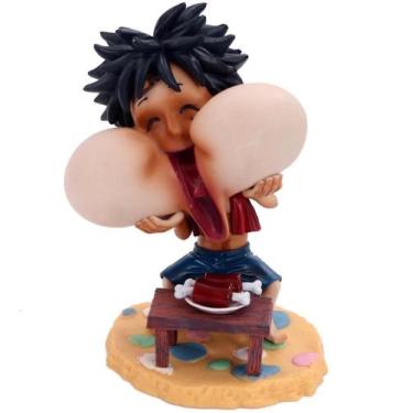 Imagem de Figura de brinquedo One Piece Luffy 11 cm em PVC multicolorido - Gloom