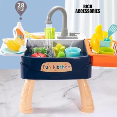 Imagem de Toy de mesa para máquina de lavar louça infantil Xs Kitchen Simulation