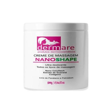 Imagem de Creme de Massagem NanoShape 500g - Dermare-Unissex