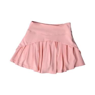 Imagem de Saia Plissada De Cintura Alta Feminina De Secagem Rápida Para Academia