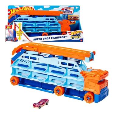 Imagem de Hot Wheels City Transport Hauler Com Pista HDY92