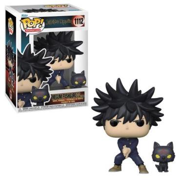 Imagem de Boneco Funko POP! Jujutsu Kaisen - Megumi Fushiguro with Divine Dog