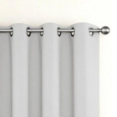 Imagem de Cortina Blackout 100 Eclipse Camesa 260x170cm Blecaute Total Para Varã