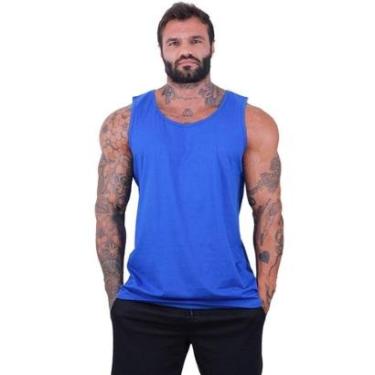 Imagem de Regata Clássica Masculina MXD Conceito Lisa Sem Estampas Multicoloridas-Masculino