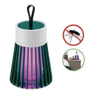 Imagem de Armadilha Eletrônica Led Uv Mata Mosquito Pernilongo Insetos - Congrat