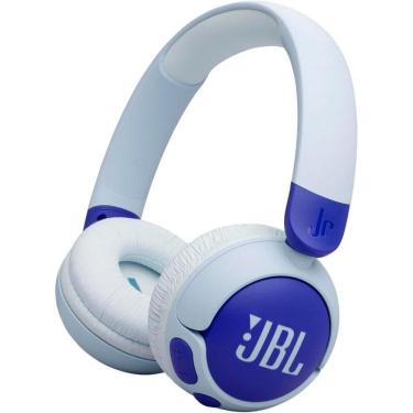Imagem de Headphone Infantil JBL Junior 320BT Safe Sound - Azul