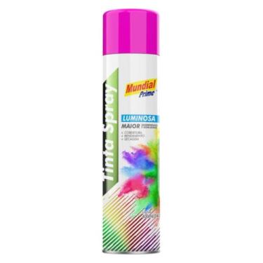 Imagem de Tinta Spray 400ML Luminosa - Mundial Prime Pink, Pink