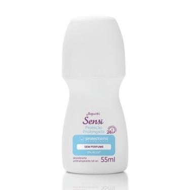 Imagem de Desodorante Antitranspirante Roll-On Unissex Sensi Sem Perfume, 55 ml