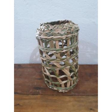 Imagem de Cesto de taboa - Taboa Artesanato 
