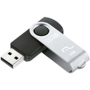 Imagem de Pen drive 32 gb twist preto usb 3.0 pd989 multilaser, Preto