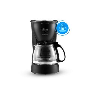 Imagem de Cafeteira Elétrica Elgin Coffee Break 15 Xícaras Preta 650W Filtro Permanente Sistema Corta-Pingo