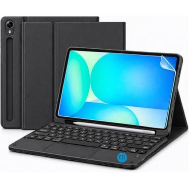 Imagem de Combo Capa Teclado E Mouse Sem Fio Redmi Pad 2 11 Pol Ângulo De Visão 