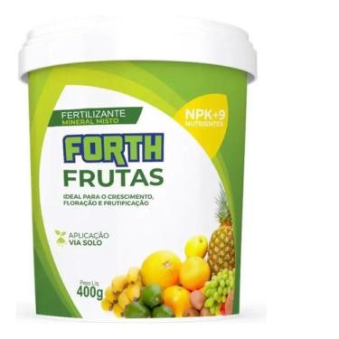 Imagem de Adubo Fertilizante Mineral Forth Frutas Npk+9 Nutrientes 400g - Forth 