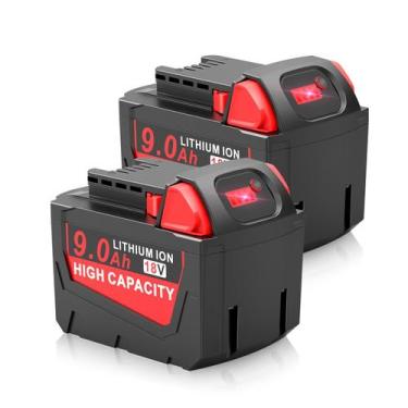 Imagem de Bateria Stairlie 9,0Ah 18V Compatível com Milwaukee Mk-18