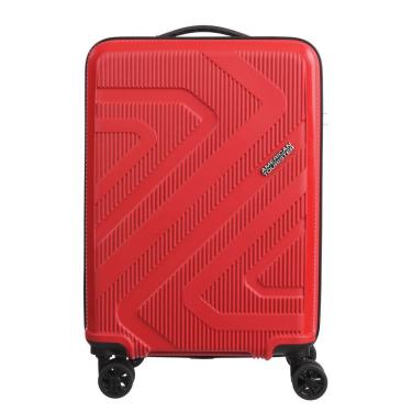 Imagem de Mala de Bordo Pequena para Viagem Polipropileno American Tourister Camboriu Tsa Rodas 360º Vermelha