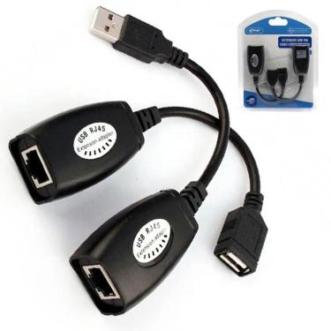 Imagem de Extensor USB Via Cabo de Rede RJ45 - Knup