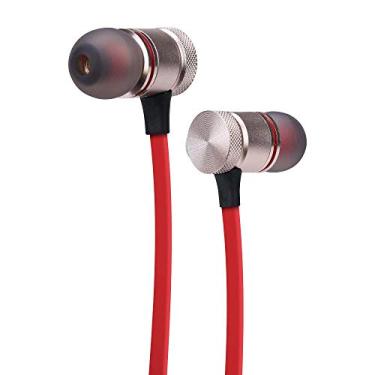 Imagem de Fone de Ouvido Bluetooth Intra-auricular com microfone alumínio, Vermelho, EPB-1M1RDRN, Elg