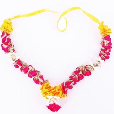 Imagem de Guirlanda Indiana Flores Em Tecido 30Cm 740