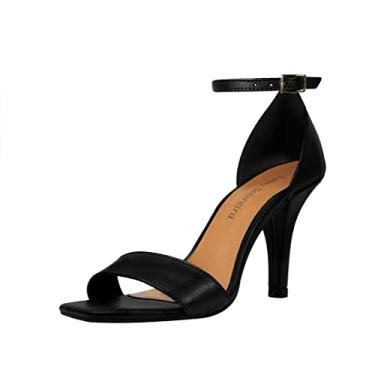 Imagem de Sandália Salto Alto Fino Luiza Sobreira Preta Mod. 2131