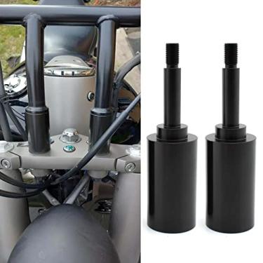Imagem de FINMOKAL Para guidão do guidão Honda Shadow Phantom 2,5 polegadas preto