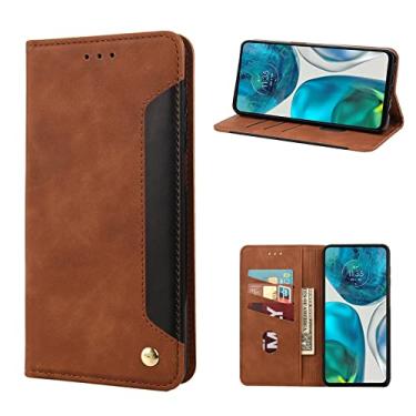 Imagem de For Motorola Moto G52 Skin Feel Splicing Leather Phone Case