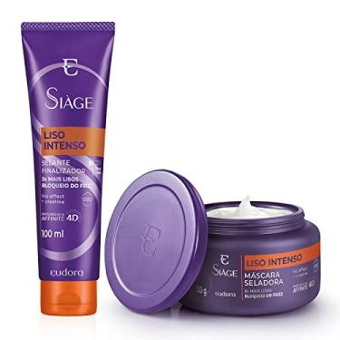 Imagem de Eudora Kit Siàge Liso Intenso: Máscara Capilar 250g + Leave-In Capilar 100ml