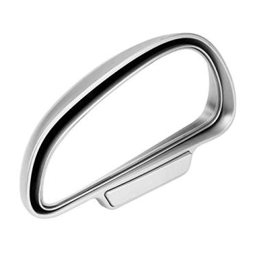 Imagem de Espelho auxiliar de carro com ponto cego, prata, ajustável