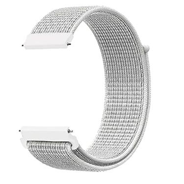 Imagem de Pulseiras nsmart_store compatível com Amazfit GTR 42MM / GTS/GTS 2 / GTS 2e / GTS 2 mini (Branca nylon)