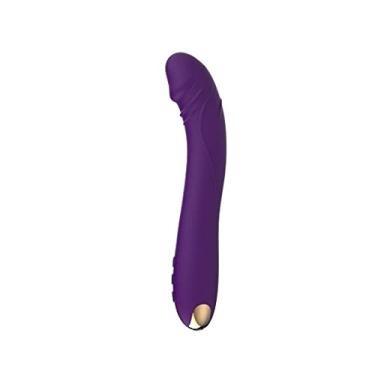 Imagem de Vibrador 10 Modos Real Silicone Macio Feminino Estimulador Clitóris m=Massageador Erótico Zatla Shop (Roxo)