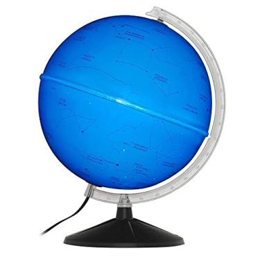 Imagem de Globo Celeste Libreria 30Cm Cielo 30I-Azul-Lb/Bs-Pp 312935 Principais Estrelas Do Céu Com Iluminação Branco Bivolt Base Pls Preta e Régua Ps Cristal