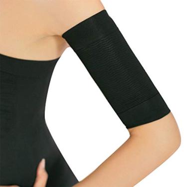 Imagem de Modelador de Braço Envoltório Modelador de Braço Emagrecedor 1 par Perda de Peso Após o Banho (Preto)