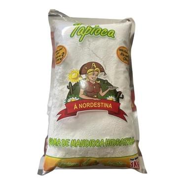 Imagem de Massa De Tapioca A Nordestina Pacote 1kg - Kit 5unidades