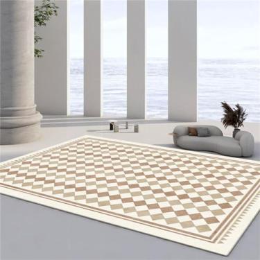 Imagem de Imitação de cashmere sala de estar tapete completo casa mesa de café cobertor almofada quarto cama tapete completo, 3,100x150cm