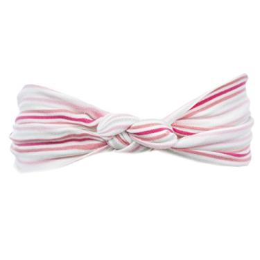 Imagem de KicKee Pants Faixa de cabeça básica para bebês meninas Prd-kpkhb779-gdes, Listra de deserto, tamanho nico