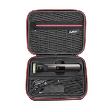Imagem de RLSOCO Estojo rígido compatível com o barbeador elétrico e aparador de barba híbrido Philips Norelco OneBlade 360 Pro QP6531/70, QP6530/70, QP6520/70, QP6510/70, QP6530/80, QP6550/70, QP6510/20 (apenas estojo)