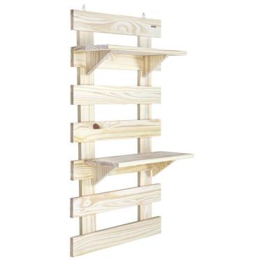 Imagem de Painel Floreira Tramontina Vertical Em Madeira Maciça Com Duas Prateleiras