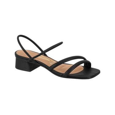 Imagem de Sandália Feminina Salto Bloco Baixo Vizzano 6454.108, 36